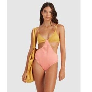 Billabong Hi Life Freya Cut Out One-piece Swimsuit Large